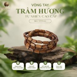 VÒNG TRẦM HƯƠNG TỰ NHIÊN TRÚC QUẤN TAY PHILLIP