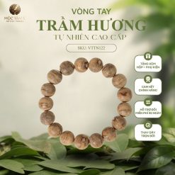 VÒNG TRẦM HƯƠNG TỰ NHIÊN TRẦM BÔNG DẦU TIÊN PHƯỚC
