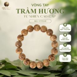 VÒNG TRẦM HƯƠNG TỰ NHIÊN TRẦM BÔNG DẦU INDO